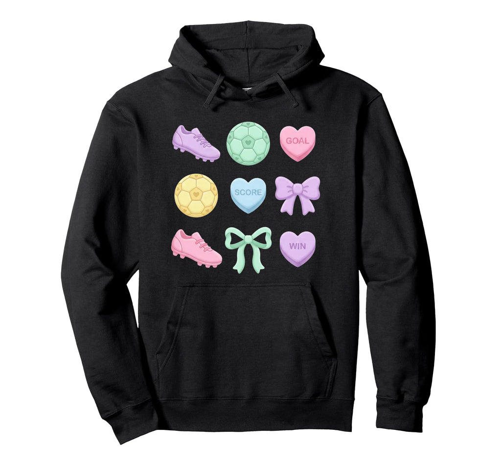 Soccer Soccer Lovers Soccer Players Hoodie - Minimalist Print for Adults - T-Shirt, Sweatshirt, Hoodie