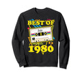 Birthday Best July 1980 Cassette Tape Sweatshirt - Aesthetic Graphic Unisex - T-Shirt, Sweatshirt, Hoodie