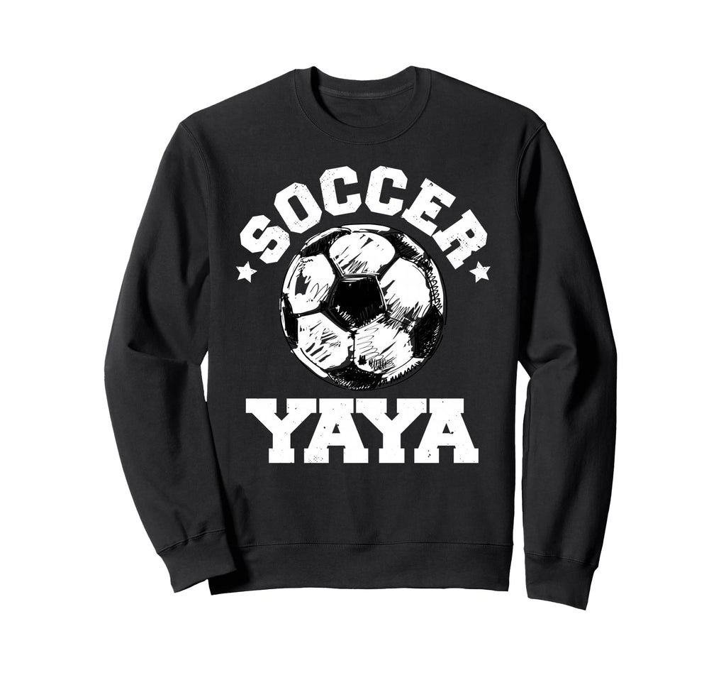 Soccer Yaya Soccer Ball Distressed Sweatshirt - Novelty Apparel Unisex - T-Shirt, Sweatshirt, Hoodie