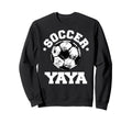 Soccer Yaya Soccer Ball Distressed Sweatshirt - Novelty Apparel Unisex - T-Shirt, Sweatshirt, Hoodie