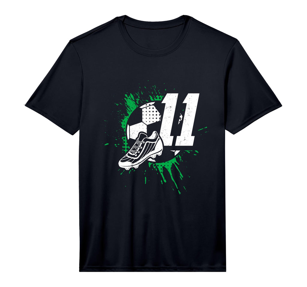 11Th Birthday Soccer Player T-Shirt - Casual Everyday Wear Men Women - T-Shirt, Sweatshirt, Hoodie