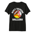 Busy Raising Ballers Funny Baseball T-Shirt - Minimalist Print for Adults - T-Shirt, Sweatshirt, Hoodie