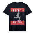 Merry Kickmas Football Player Soccer T-Shirt - Custom Art Print for Adults - T-Shirt, Sweatshirt, Hoodie