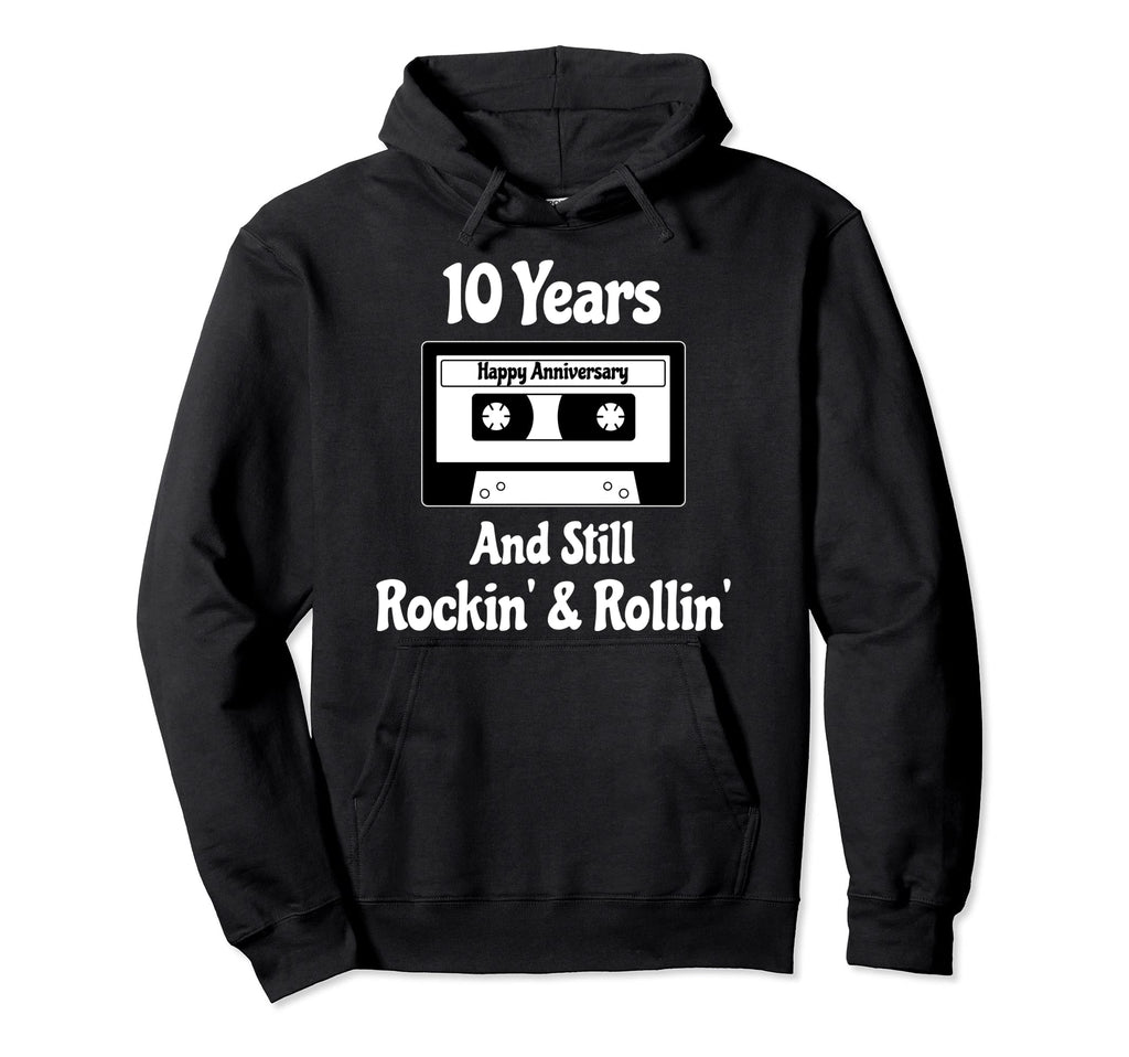 10Th Wedding Anniversary 10 Years Hoodie - Streetwear Style Unisex - T-Shirt, Sweatshirt, Hoodie