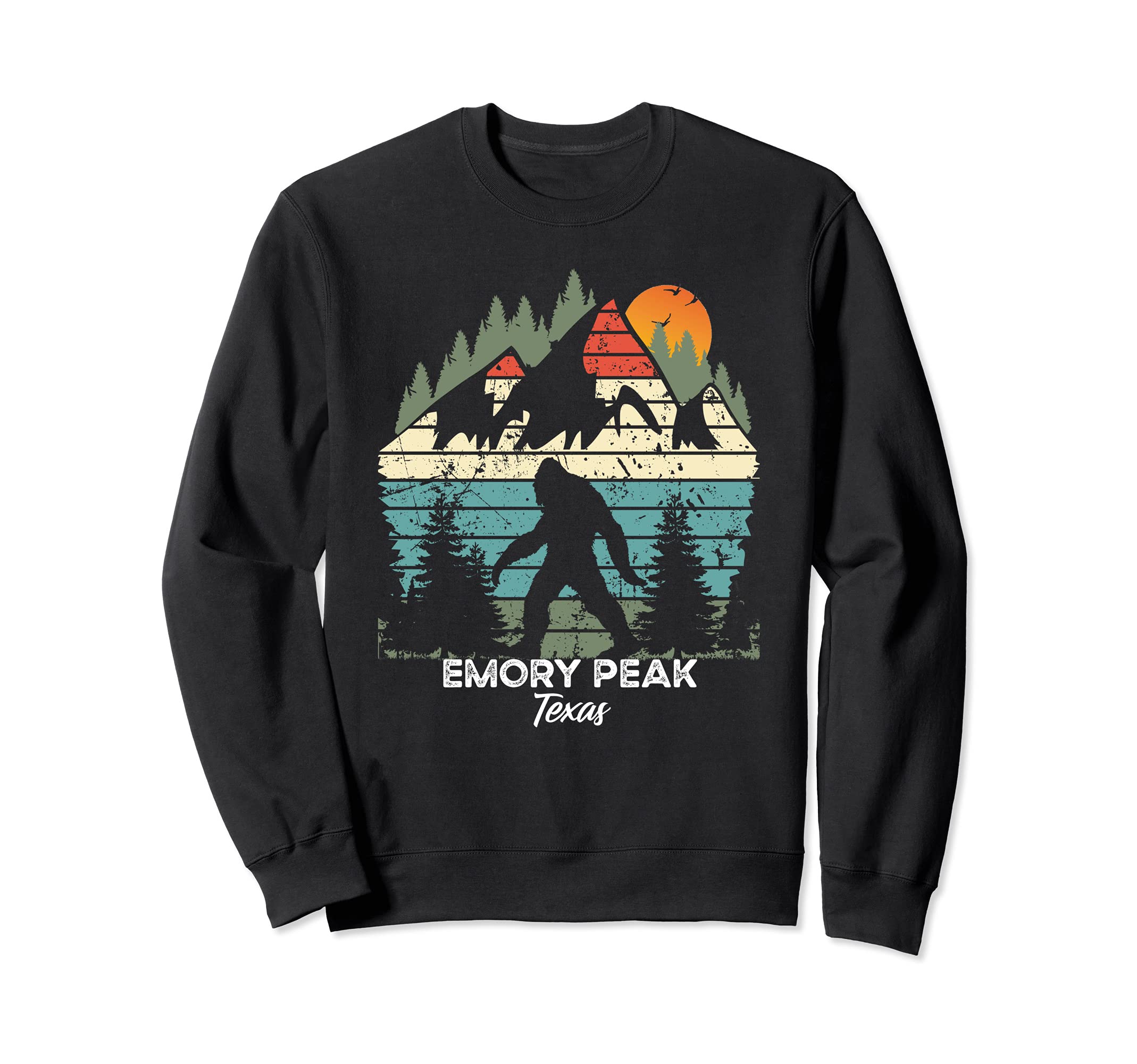 Emory Peak Texas National Park 80S Sweatshirt - Unique Graphic for Adults - T-Shirt, Sweatshirt, Hoodie