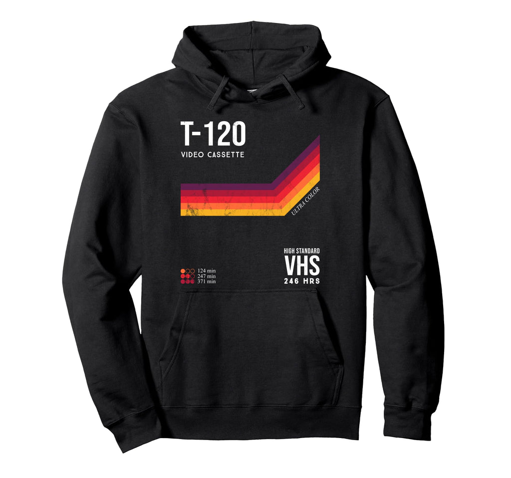 80S Video Cassette Tape Costume Hoodie - Unique Graphic Men Women - T-Shirt, Sweatshirt, Hoodie