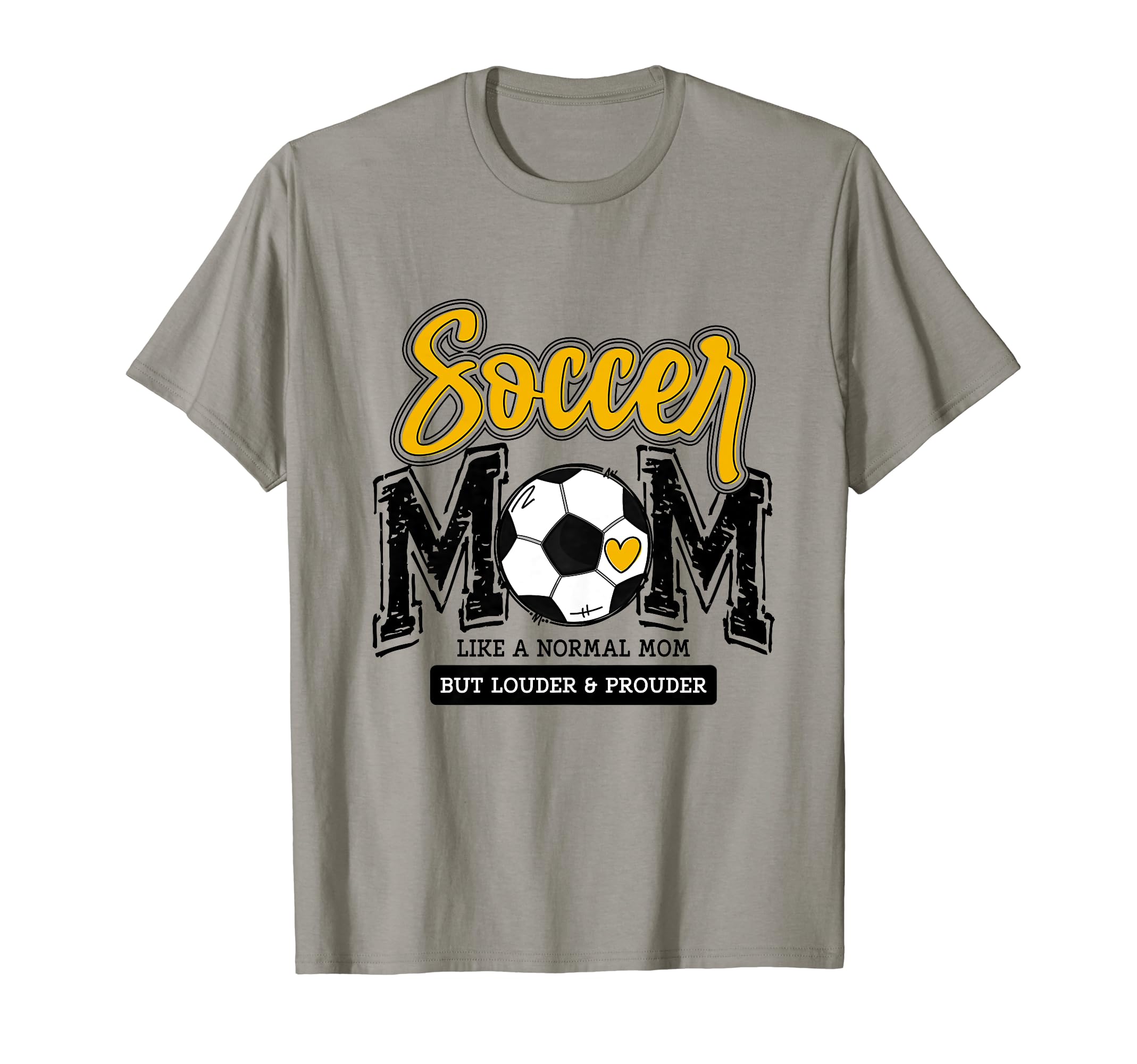 Soccer Mom Yellow Soccer Player T-Shirt - Casual Everyday Wear Unisex - T-Shirt, Sweatshirt, Hoodie