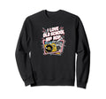 I Love Old School Hip Hop Urban Sweatshirt - Fun Novelty Design Men Women - T-Shirt, Sweatshirt, Hoodie