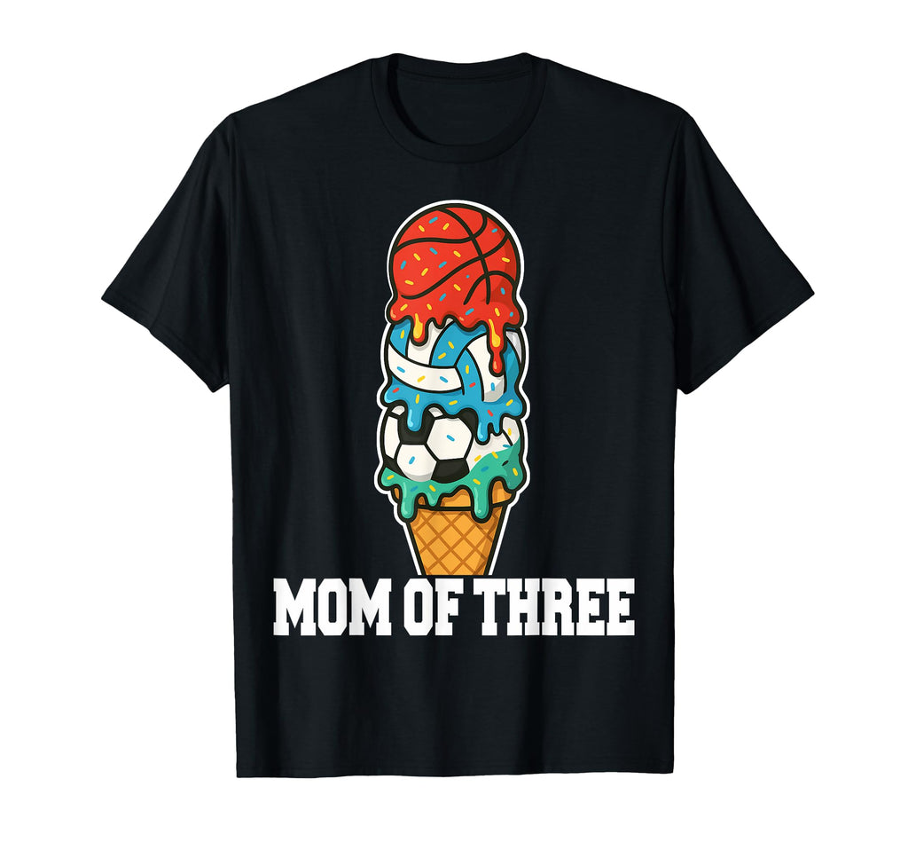 Basketball Soccer Volleyball Mom Ice T-Shirt - Aesthetic Graphic Unisex - T-Shirt, Sweatshirt, Hoodie