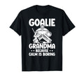 Funny Hockey Goalie Grandma Ice Hockey T-Shirt - Minimalist Print Unisex - T-Shirt, Sweatshirt, Hoodie