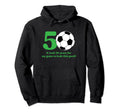 50 Year Old Soccer Player 50Th Hoodie - Minimalist Print for Adults - T-Shirt, Sweatshirt, Hoodie