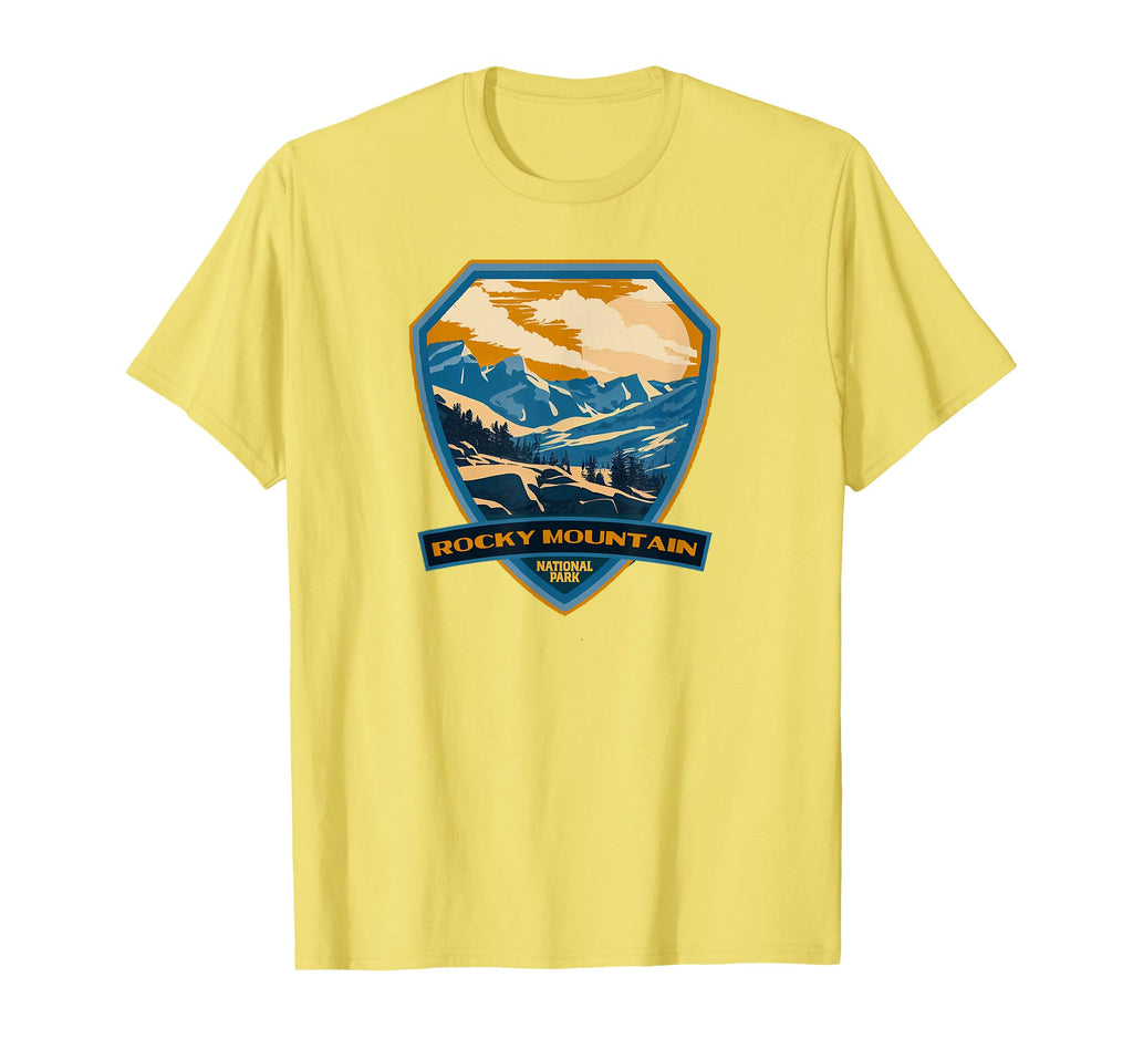 Rocky Mountain National Park Wpa T-Shirt - Fun Novelty Design Men Women - T-Shirt, Sweatshirt, Hoodie