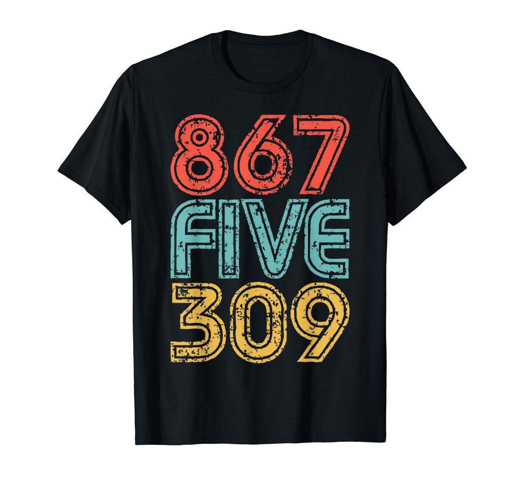 8675309 80S 90S Music Nostalgia T-Shirt - Novelty Apparel Unisex - T-Shirt, Sweatshirt, Hoodie