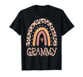 Womens Grammy Life Leopard Rainbow T-Shirt - Custom Art Print for Adults - T-Shirt, Sweatshirt, Hoodie