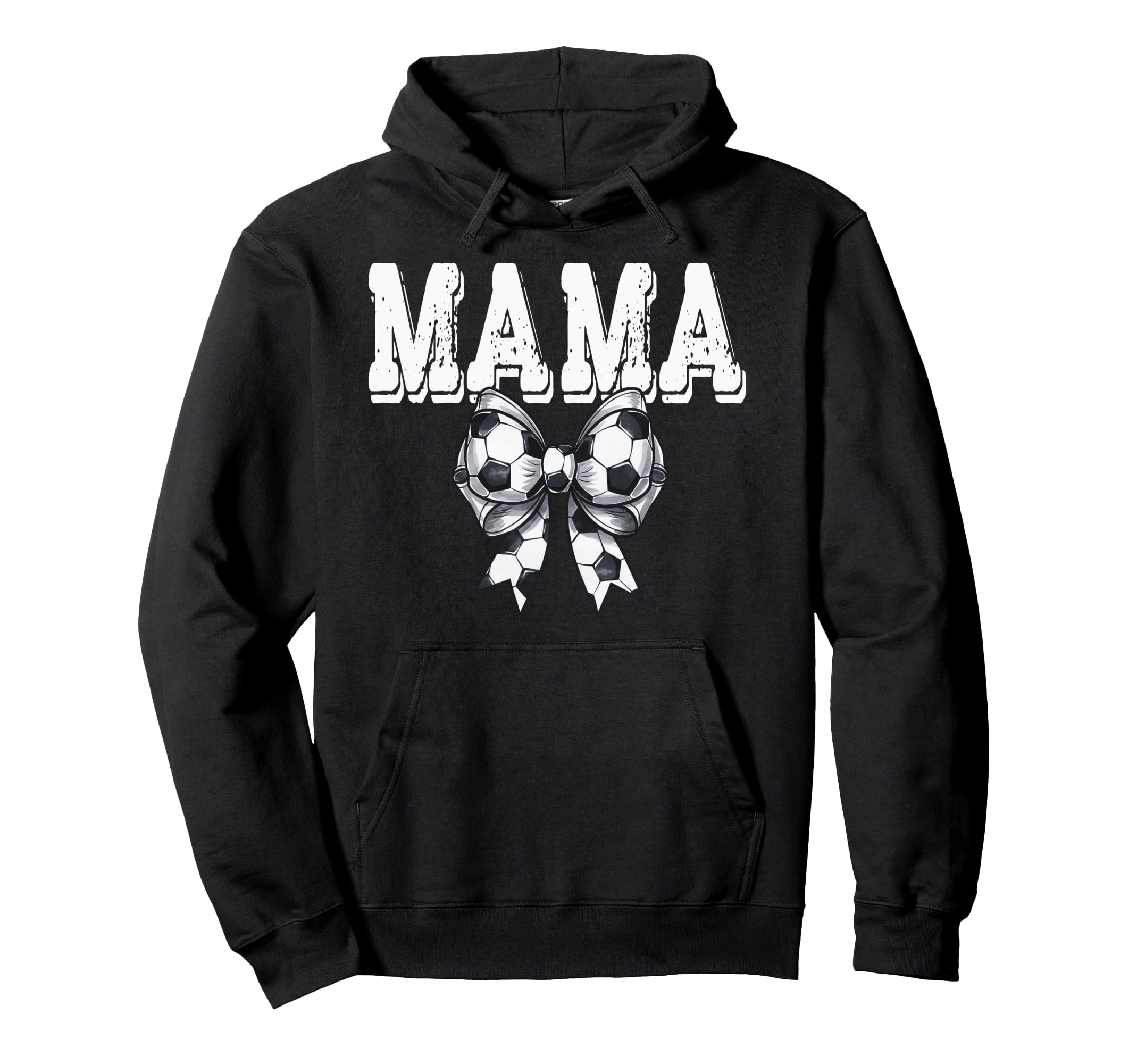 Coquette Soccer Bow Mama Sister Grandma Hoodie - Novelty Apparel Men Women - T-Shirt, Sweatshirt, Hoodie