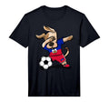Dabbing Dog Haiti Soccer Jersey Haitian T-Shirt - Minimalist Print Unisex - T-Shirt, Sweatshirt, Hoodie