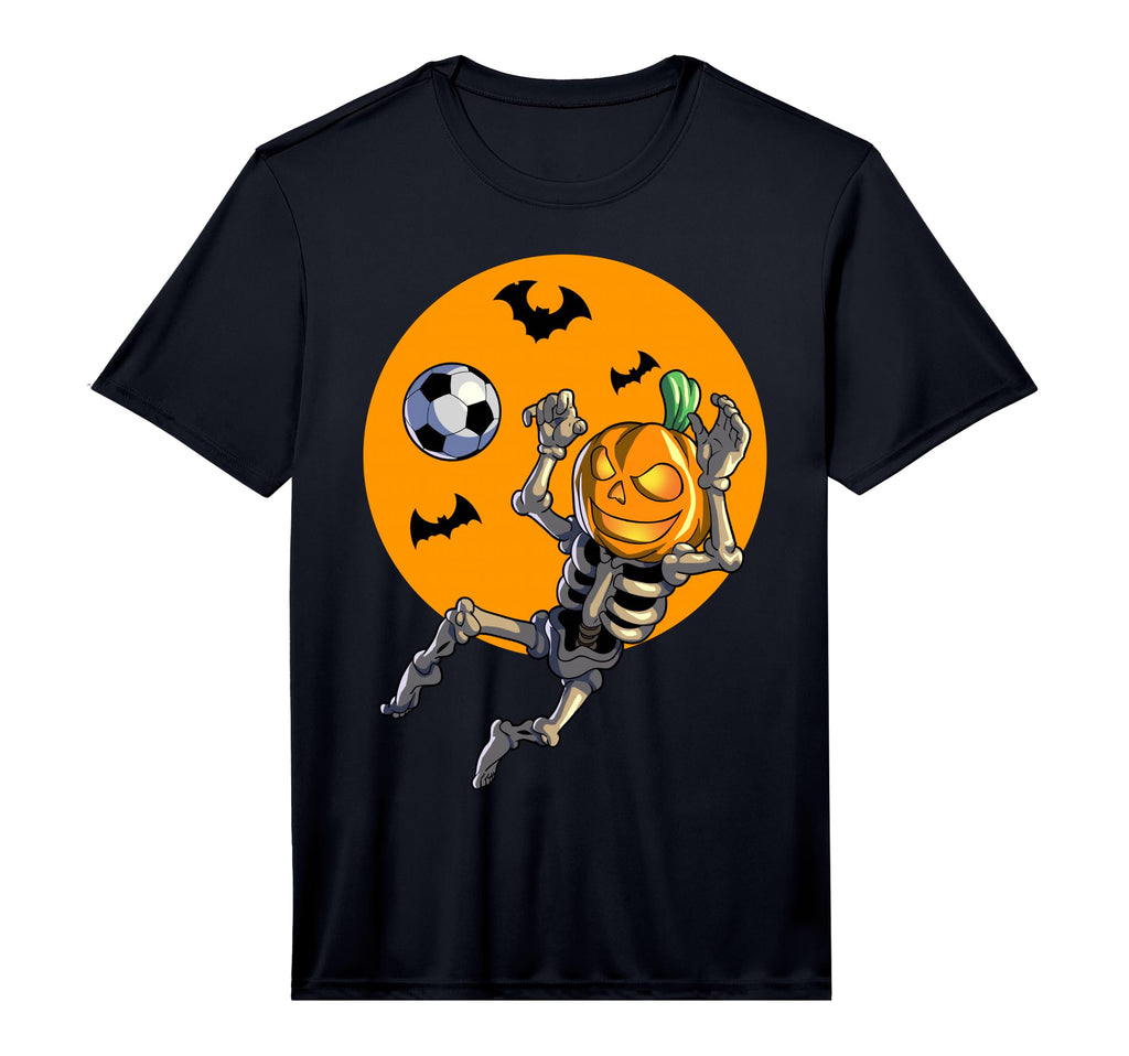 Soccer Skeleton Halloween Soccer T-Shirt - Novelty Apparel for Adults - T-Shirt, Sweatshirt, Hoodie