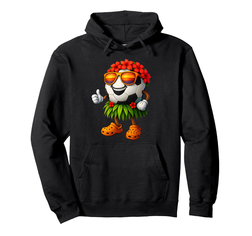 Funny Hawaii Soccer Ball Hawaiian Hoodie - Streetwear Style Men Women - T-Shirt, Sweatshirt, Hoodie