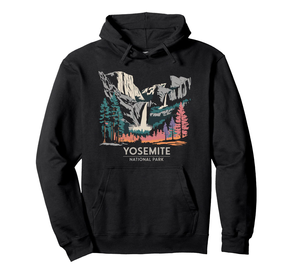 Yosemite Falls California National Park Hoodie - Fun Novelty Design Unisex - T-Shirt, Sweatshirt, Hoodie