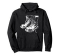 Punk Rock Combat Boots 90S Grunge Art Hoodie - Graphic Print Men Women - T-Shirt, Sweatshirt, Hoodie