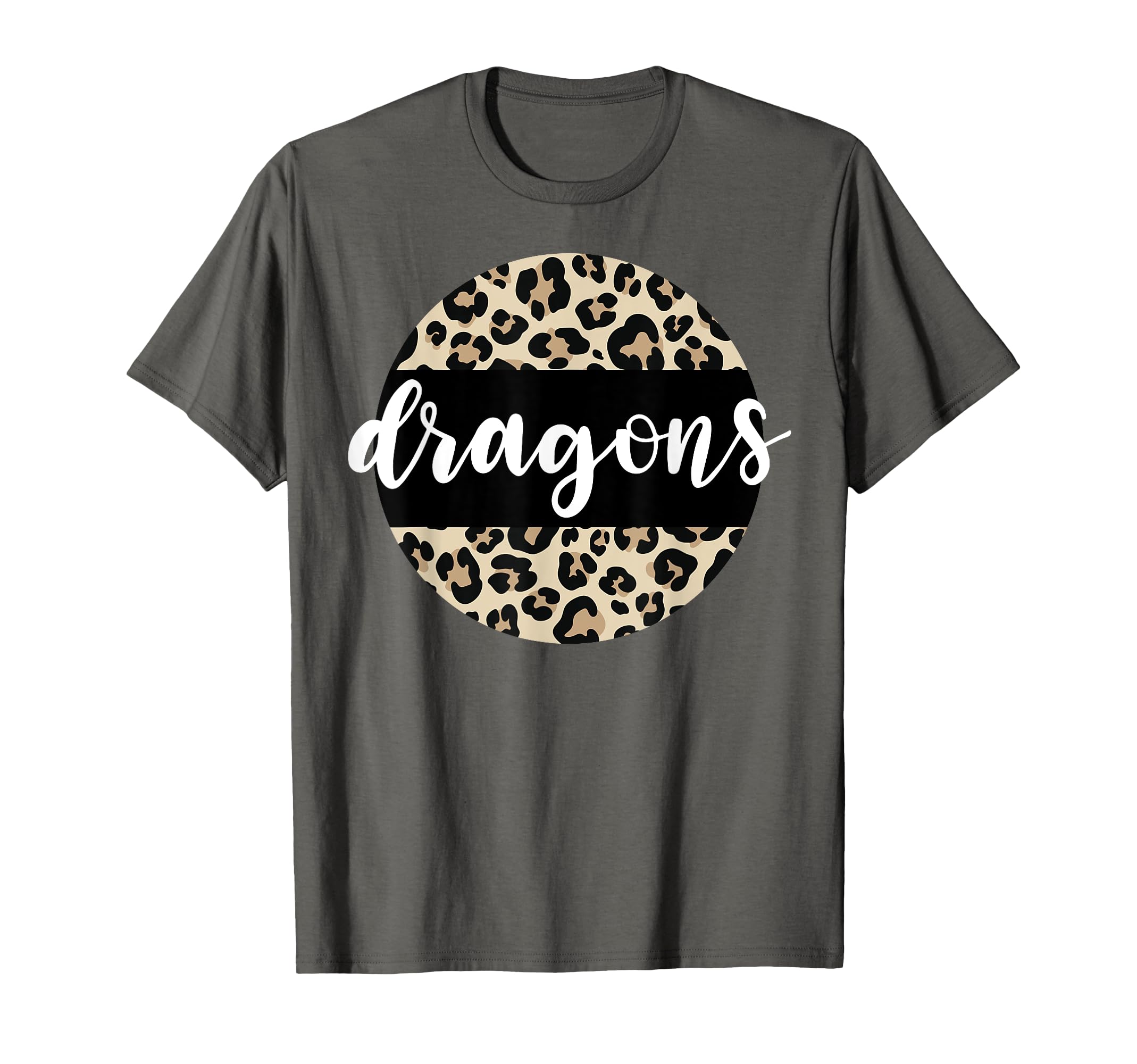 Leopard Dragons Team Mascot School Spirit T-Shirt - Graphic Print Unisex - T-Shirt, Sweatshirt, Hoodie