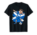Dabbing Soccer Scotland Jersey T-Shirt - Trendy Graphic for Adults - T-Shirt, Sweatshirt, Hoodie