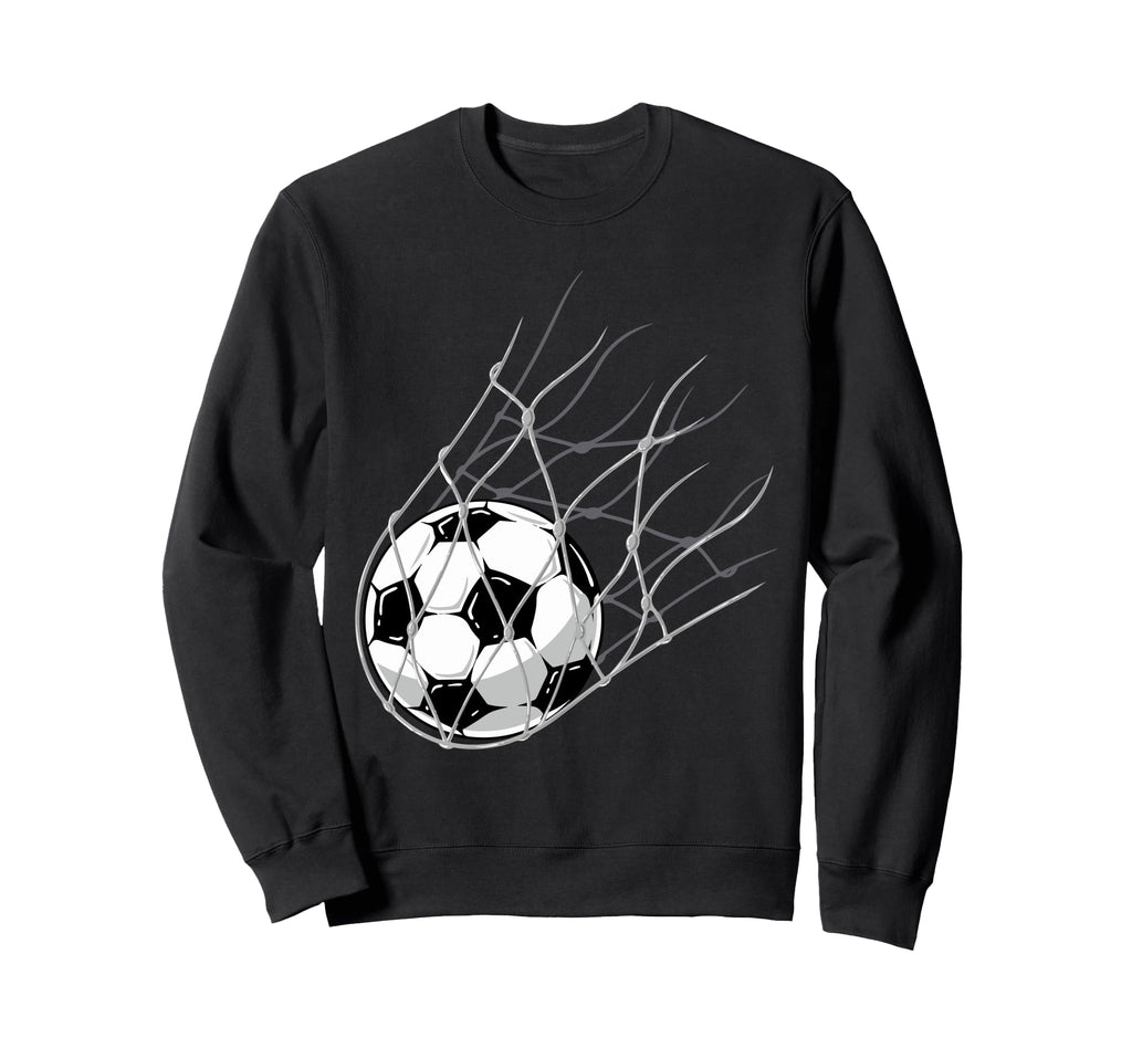 Soccer Ball Goal Funny Player Sweatshirt - Casual Everyday Wear for Adults - T-Shirt, Sweatshirt, Hoodie