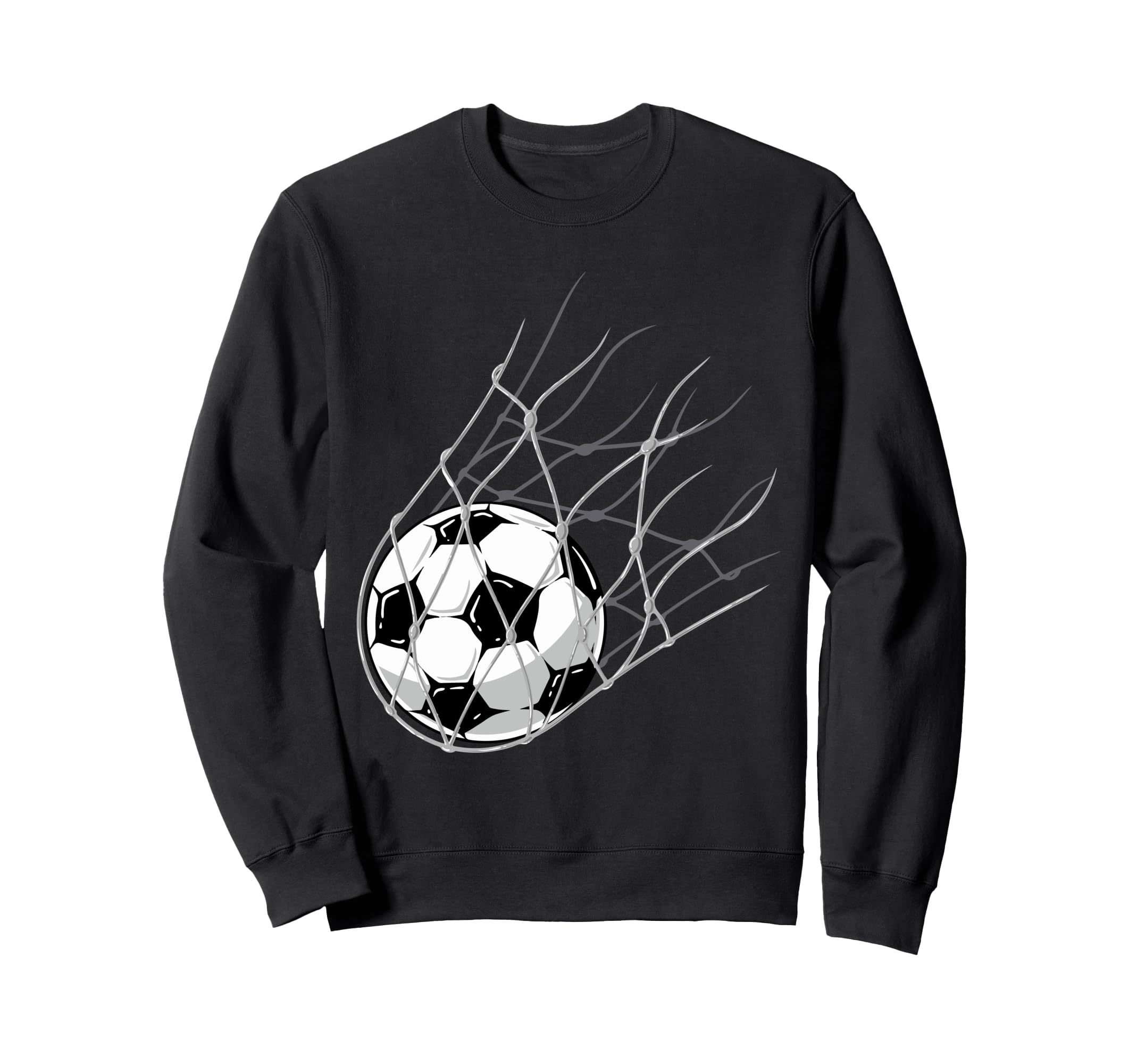 Soccer Ball Goal Funny Player Sweatshirt - Casual Everyday Wear for Adults - T-Shirt, Sweatshirt, Hoodie