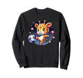 Giraffe Soccer Player Kicking Soccer Ball Sweatshirt - Graphic Print Unisex - T-Shirt, Sweatshirt, Hoodie