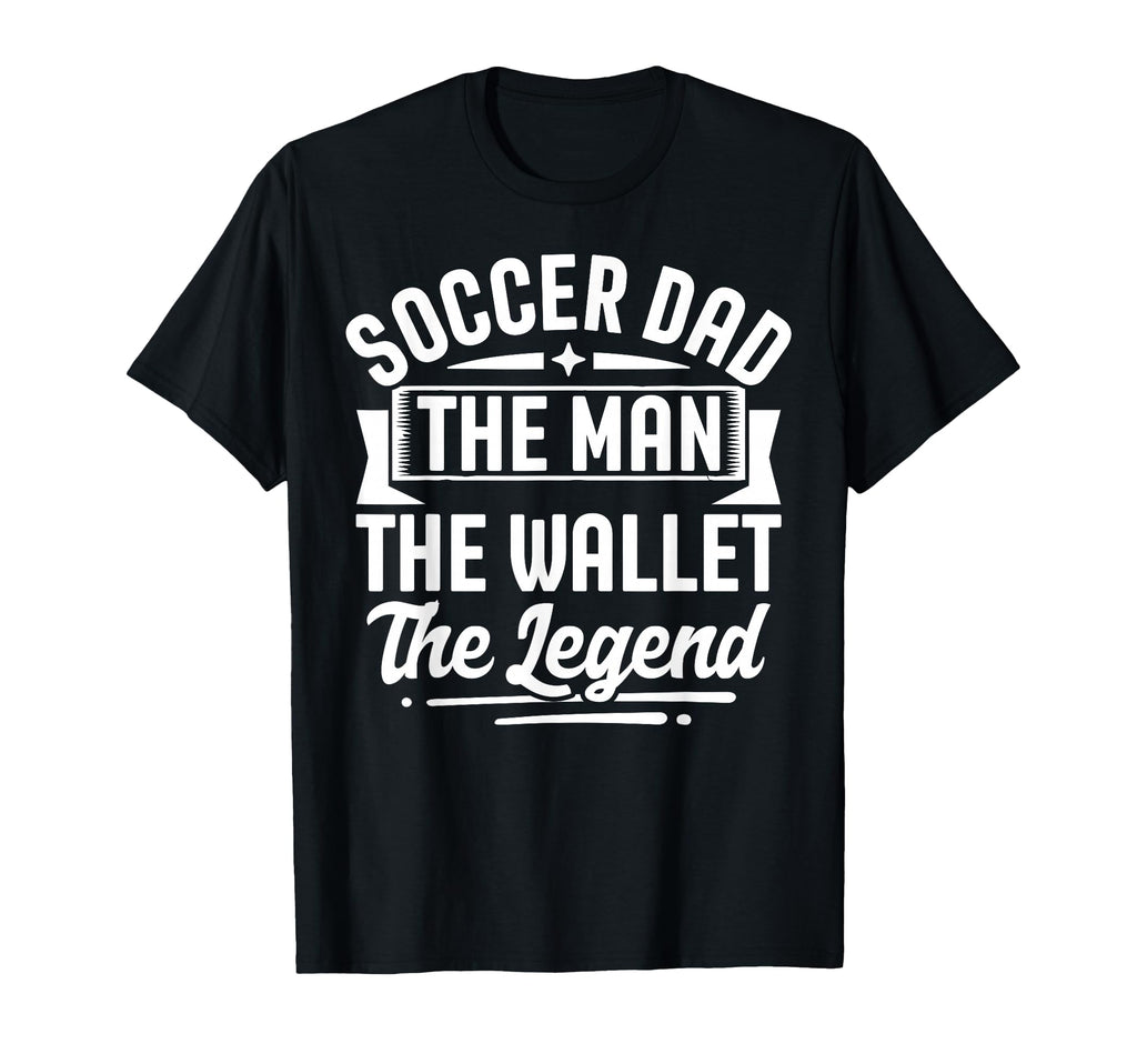 Soccer Dad Wallet Legend Fathers Day T-Shirt - Aesthetic Graphic Men Women - T-Shirt, Sweatshirt, Hoodie
