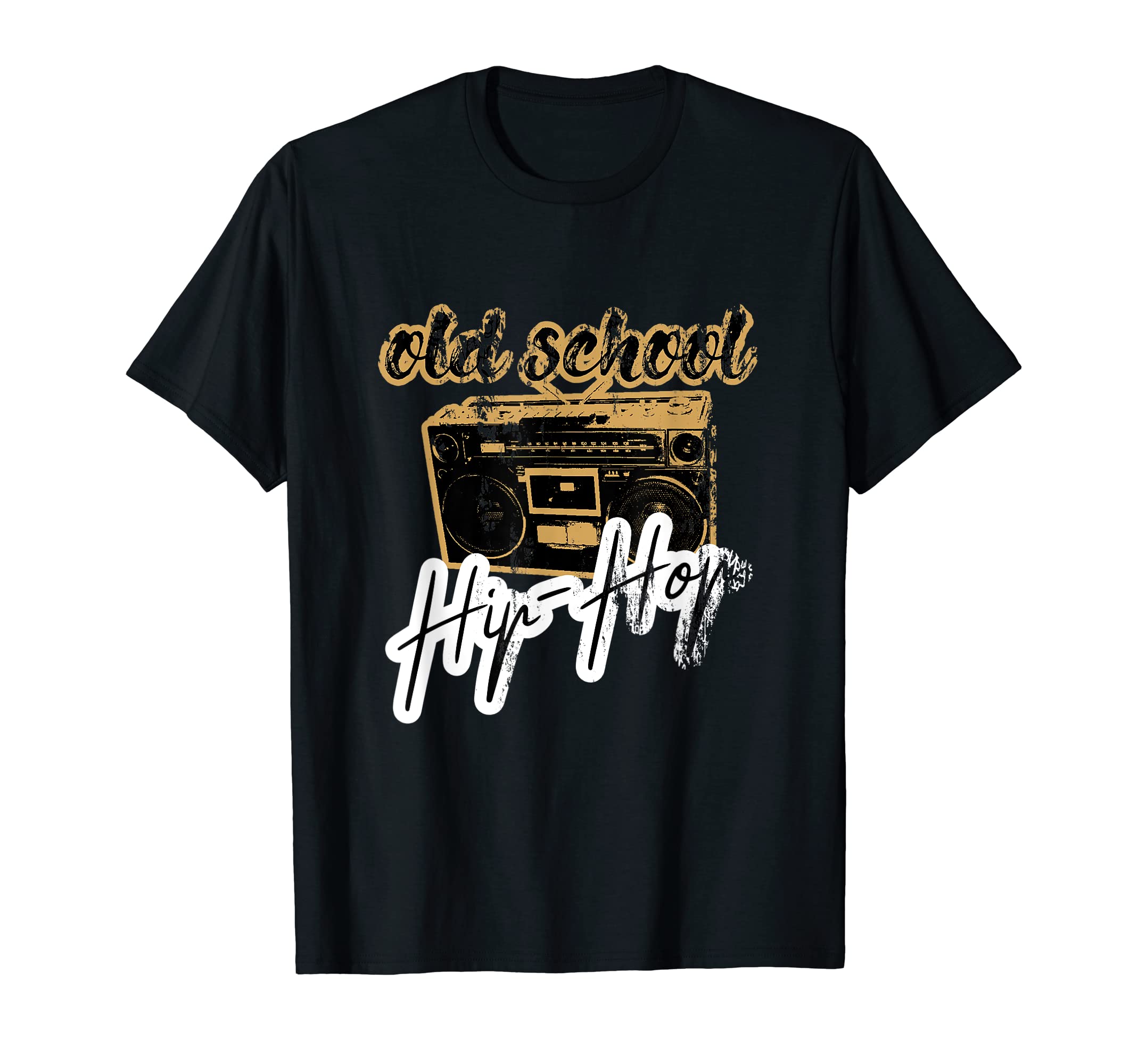 Old School Hip Hop Radio Speaker T-Shirt - Trendy Graphic Unisex - T-Shirt, Sweatshirt, Hoodie
