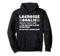 Funny Lacrosse Goalie Definition Hoodie - Fun Novelty Design for Adults - T-Shirt, Sweatshirt, Hoodie