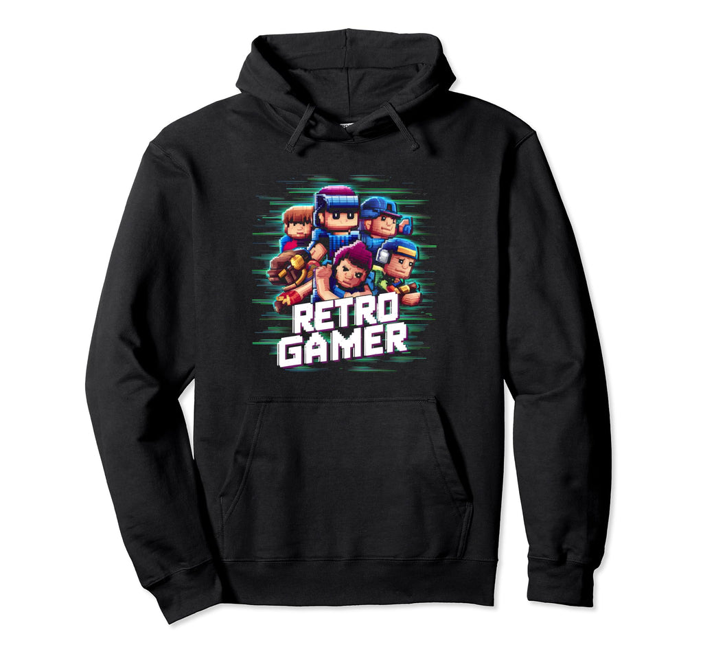 Arcade Gamer Love 80S 90S Gaming Lover Hoodie - Fun Novelty Design Unisex - T-Shirt, Sweatshirt, Hoodie