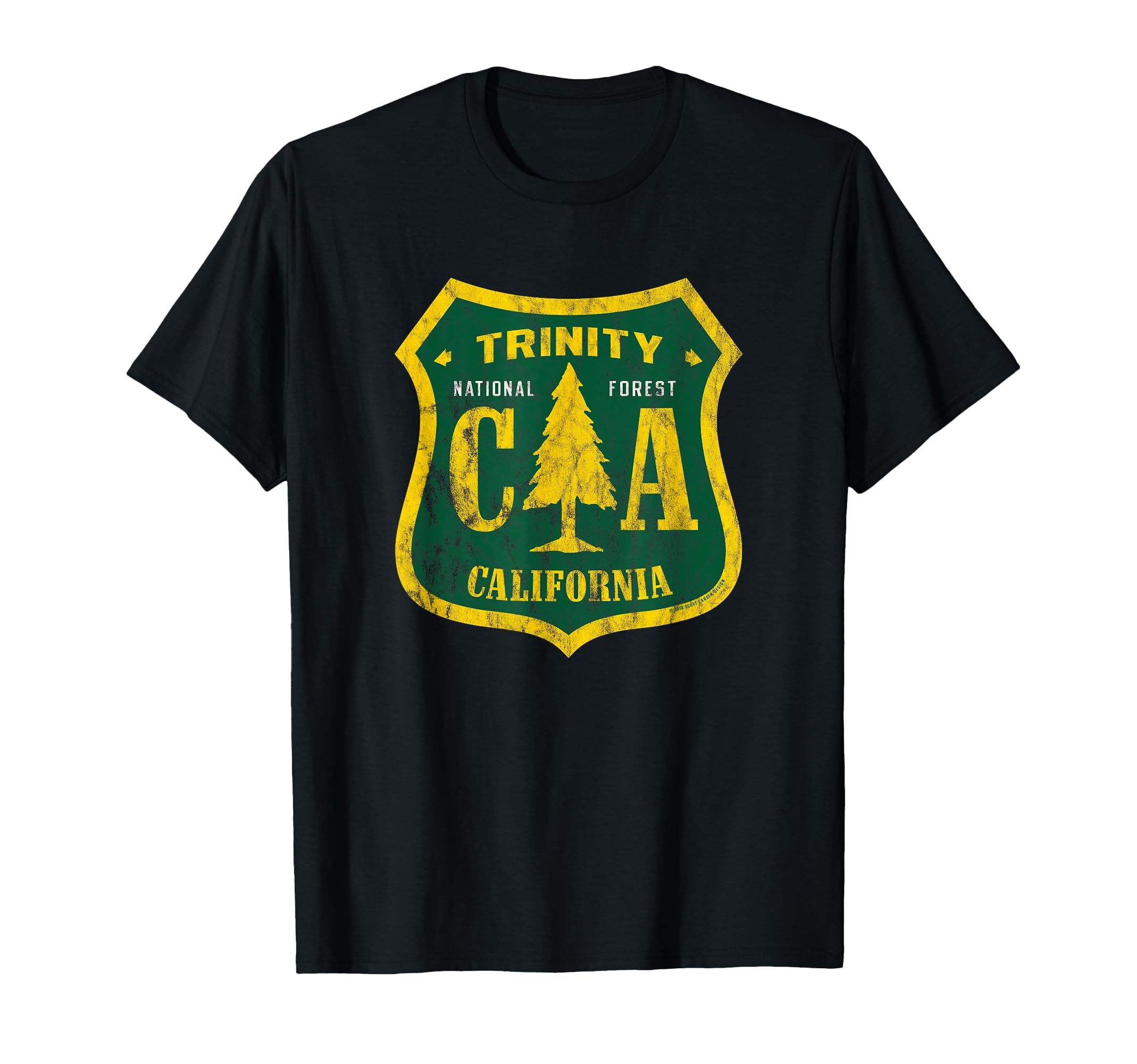Trinity National Forest California T-Shirt - Novelty Apparel Men Women - T-Shirt, Sweatshirt, Hoodie