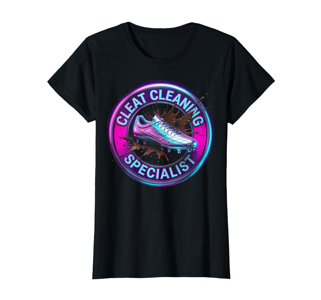 Cleat Cleaning Specialist Soccer Mom T-Shirt - Aesthetic Graphic Unisex - T-Shirt, Sweatshirt, Hoodie