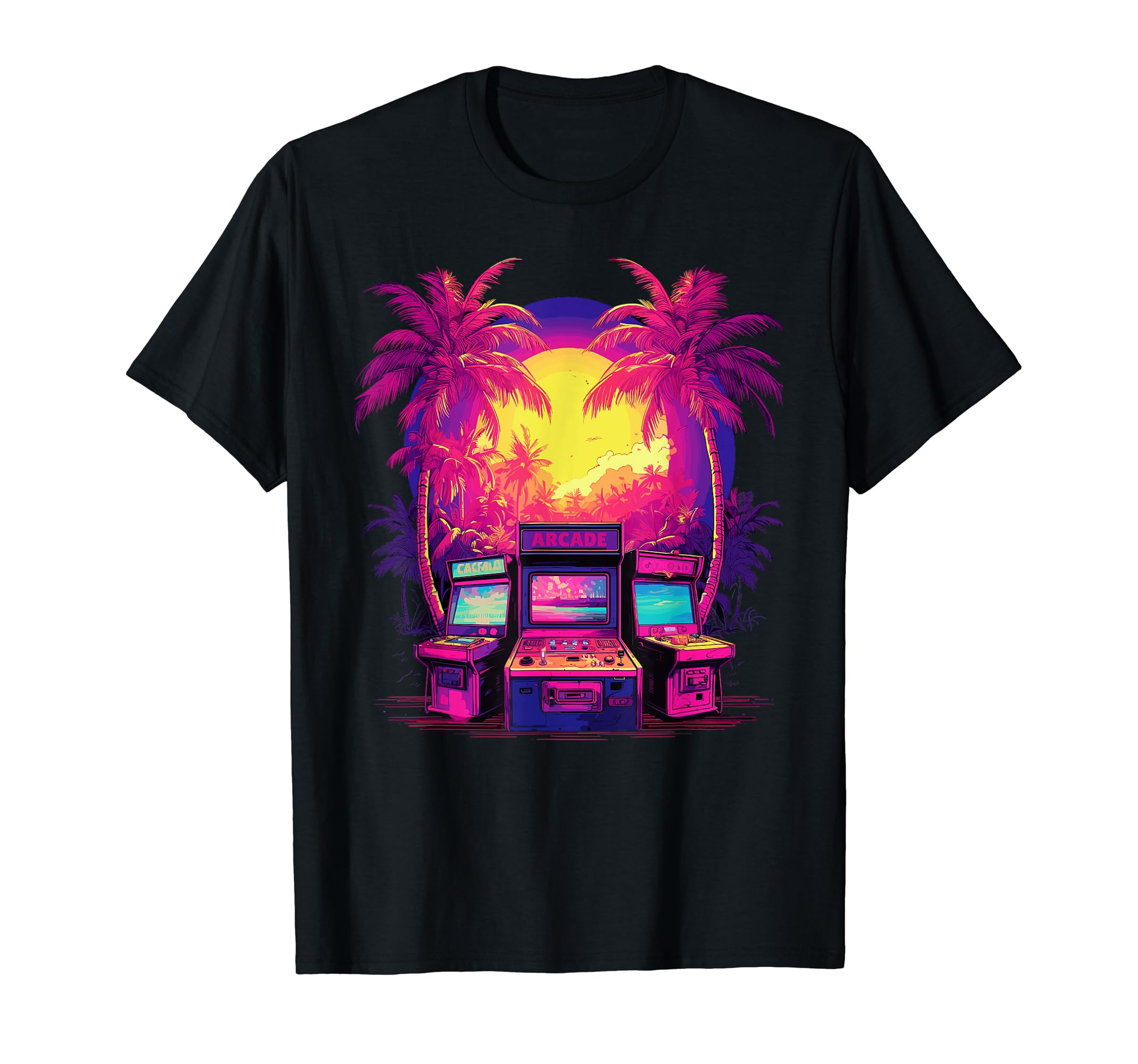 Arcade Gaming Controller Game Console T-Shirt - Custom Art Print Unisex - T-Shirt, Sweatshirt, Hoodie