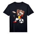 Dabbing Beagle Belgium Soccer Fans T-Shirt - Custom Art Print Men Women - T-Shirt, Sweatshirt, Hoodie