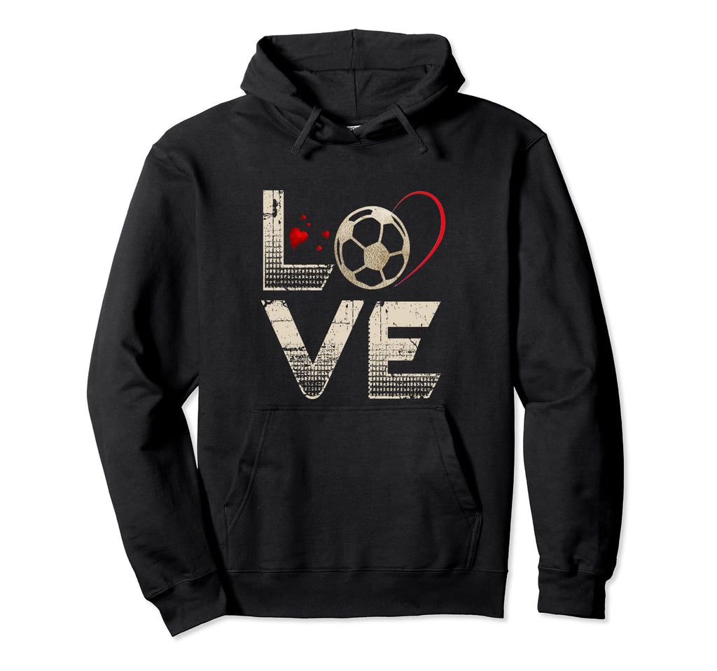 Love Heart Soccer Team Sport Fans Player Hoodie - Custom Art Print Unisex - T-Shirt, Sweatshirt, Hoodie
