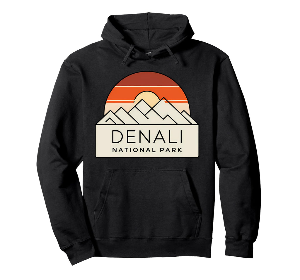 Denali Est 1917 Alaska National Park Hoodie - Streetwear Style for Adults - T-Shirt, Sweatshirt, Hoodie
