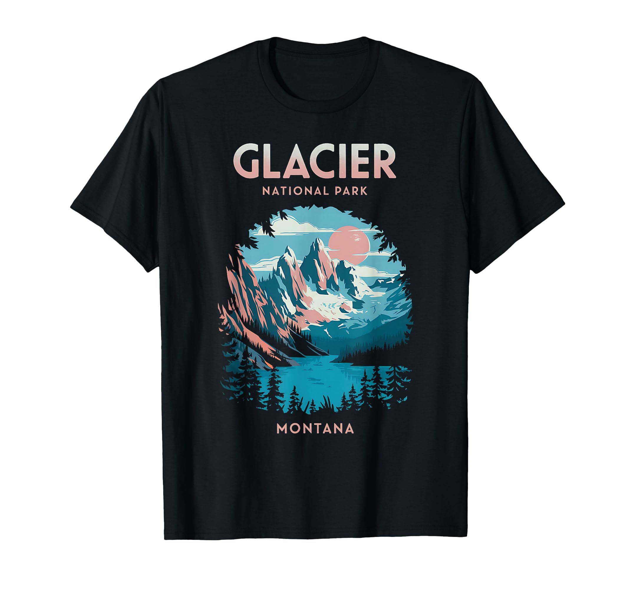 Scenic Outdoors Glacier National Park T-Shirt - Novelty Apparel Unisex - T-Shirt, Sweatshirt, Hoodie