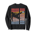 Soccer Mom Groovy Soccer Mom Sweatshirt - Minimalist Print Unisex - T-Shirt, Sweatshirt, Hoodie