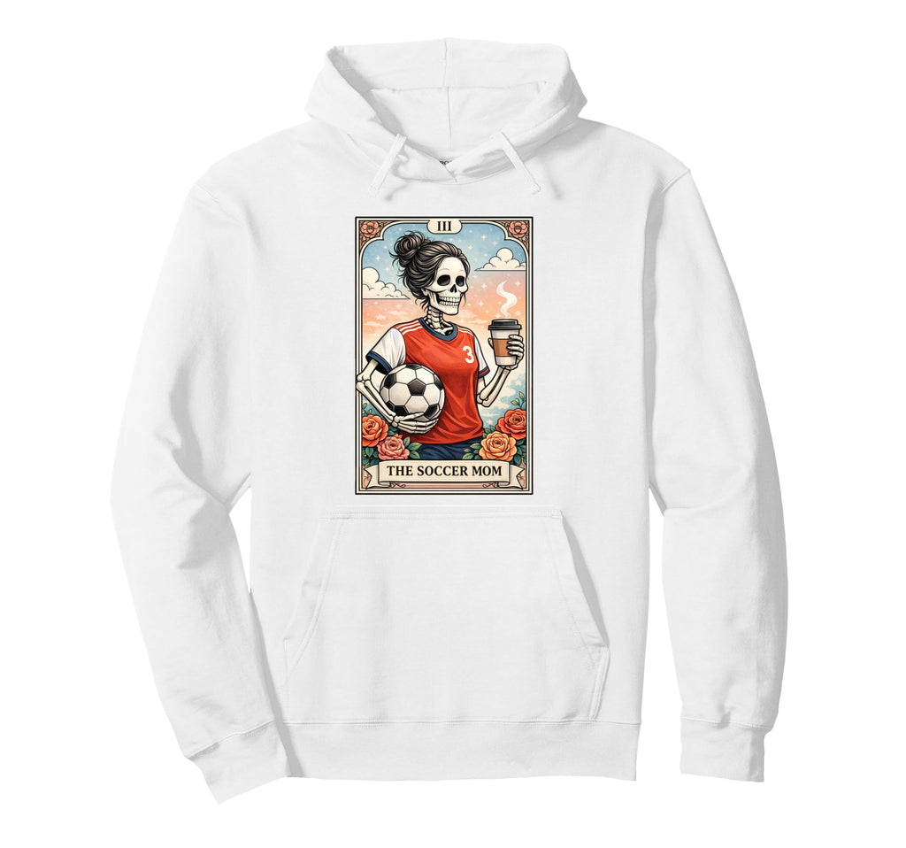 Soccer Mom Soccer Mama Game Day Vibes Hoodie - Trendy Graphic Men Women - T-Shirt, Sweatshirt, Hoodie