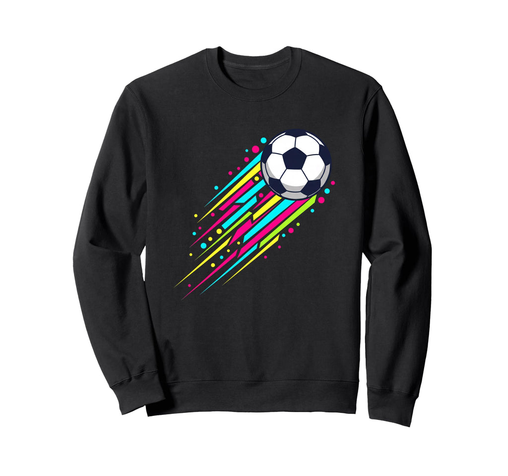 Soccer Ball Streak Sports Football Sweatshirt - Graphic Print Men Women - T-Shirt, Sweatshirt, Hoodie