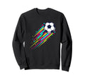Soccer Ball Streak Sports Football Sweatshirt - Graphic Print Men Women - T-Shirt, Sweatshirt, Hoodie