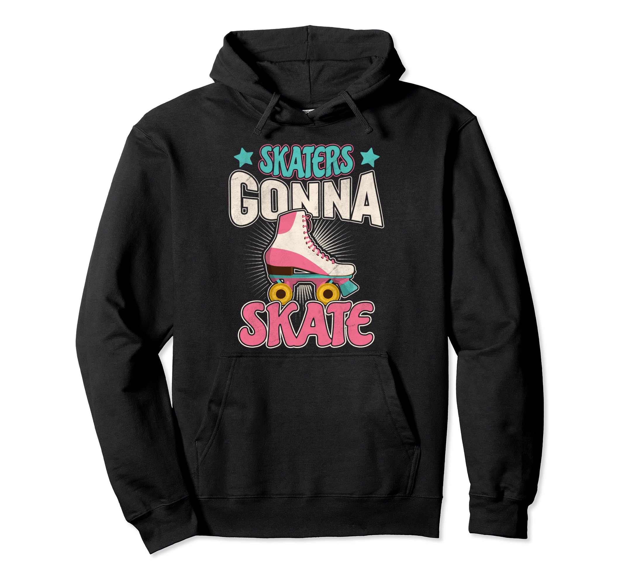 Distressed Skaters Gonna Skate Hoodie - Fun Novelty Design for Adults - T-Shirt, Sweatshirt, Hoodie