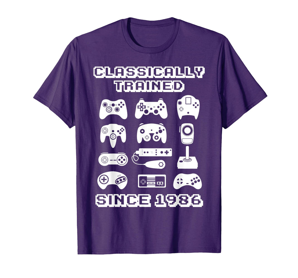 1986 Old School Video Game Theme T-Shirt - Minimalist Print for Adults - T-Shirt, Sweatshirt, Hoodie