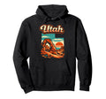 Utah State Desert Sunset Arches Hoodie - Custom Art Print Men Women - T-Shirt, Sweatshirt, Hoodie