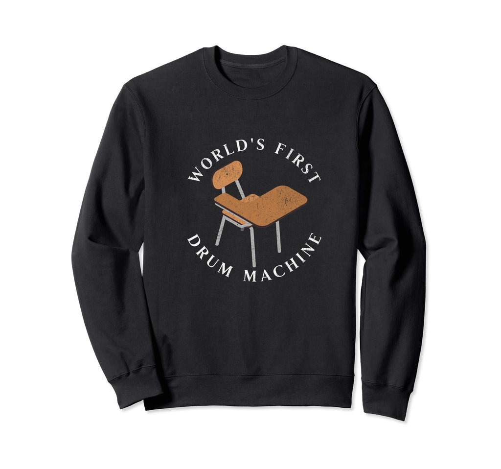 Worlds First Drum Machine Old Sweatshirt - Minimalist Print for Adults - T-Shirt, Sweatshirt, Hoodie