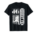 Soccer Biggest Fan Number 64 Proud T-Shirt - Trendy Graphic Unisex - T-Shirt, Sweatshirt, Hoodie
