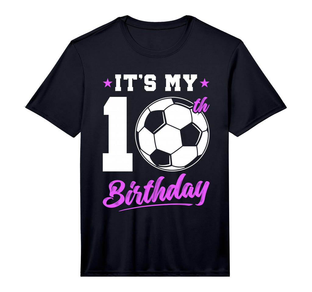 10 Years Old 10Th Birthday Gift Soccer T-Shirt - Trendy Graphic Unisex - T-Shirt, Sweatshirt, Hoodie